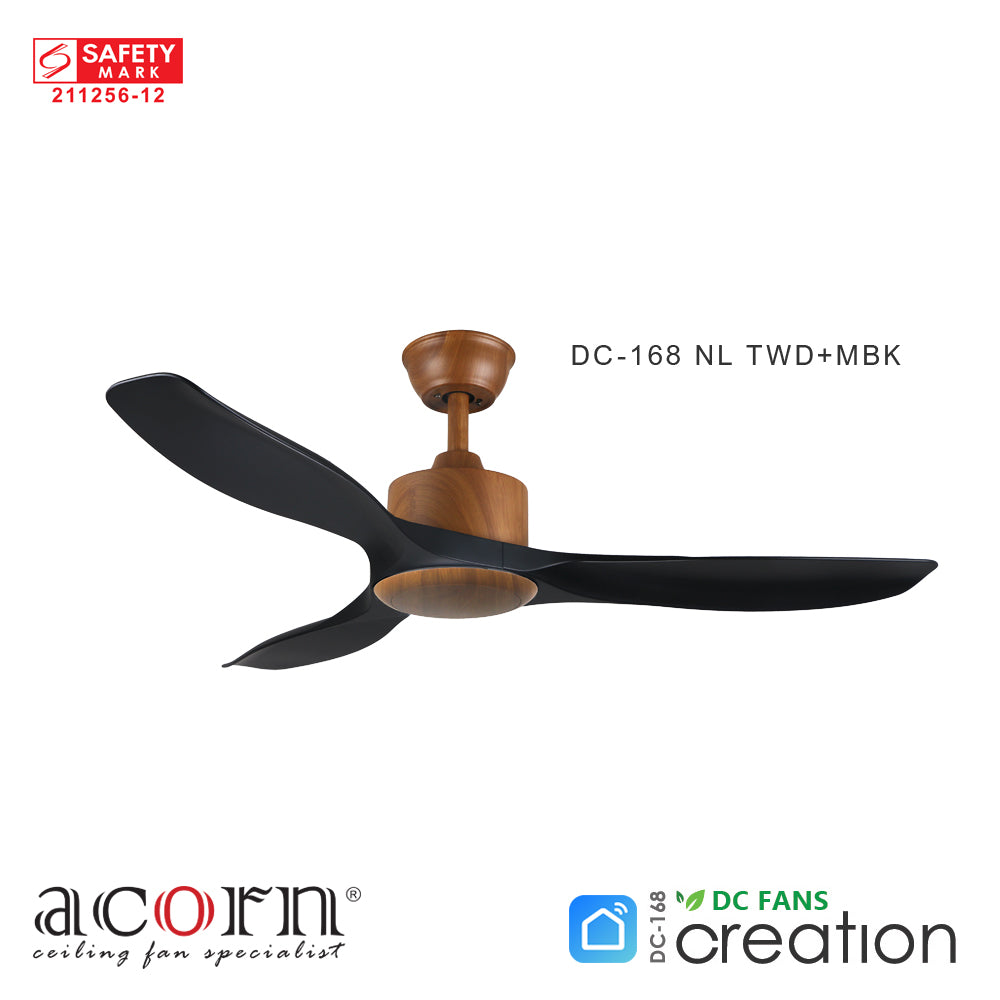Acorn Creation DC-168 Ceiling Fan (No Light)