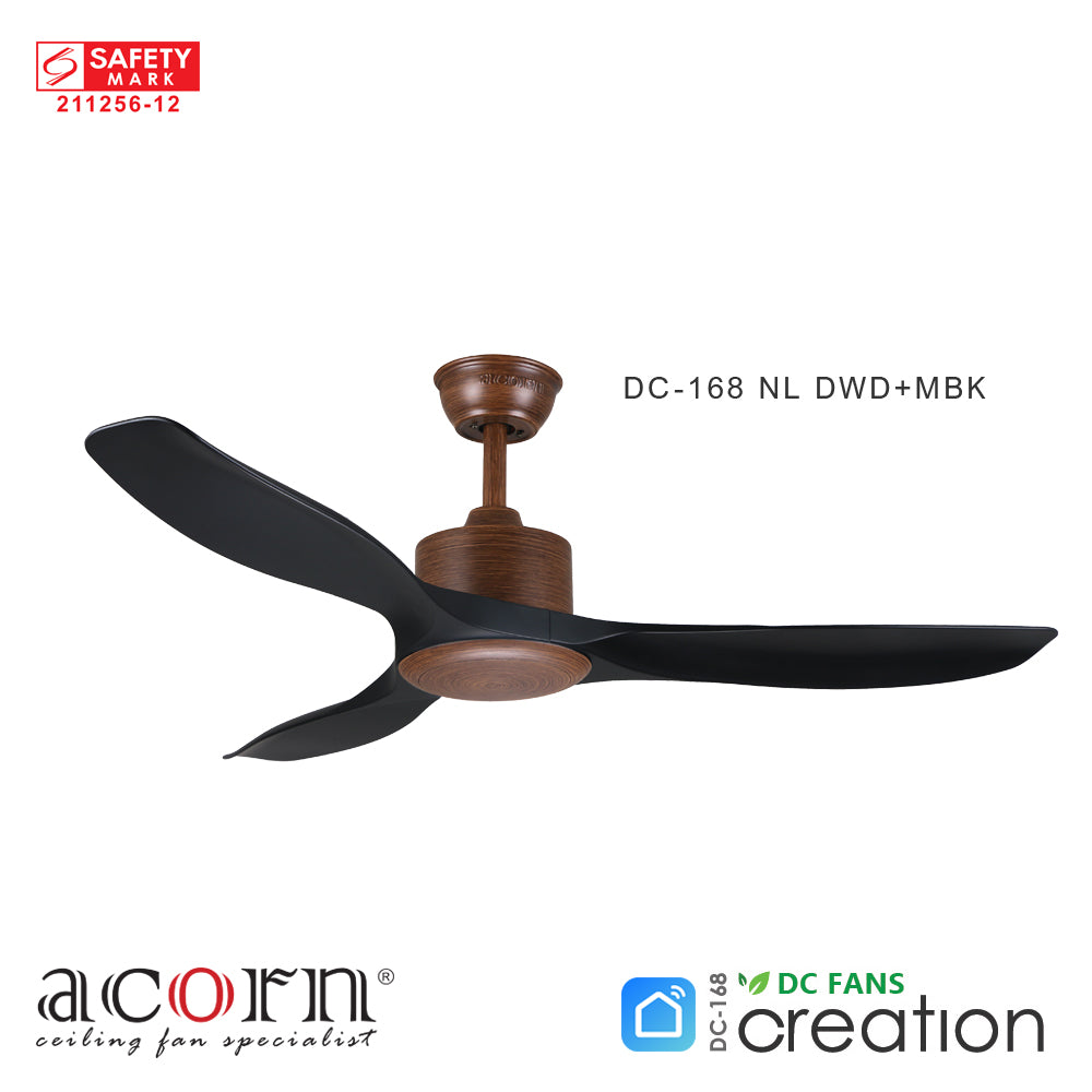 Acorn Creation DC-168 Ceiling Fan (No Light)
