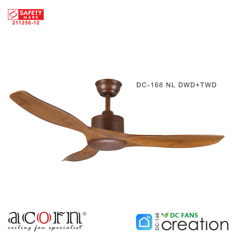 Acorn Creation DC-168 Ceiling Fan (No Light)