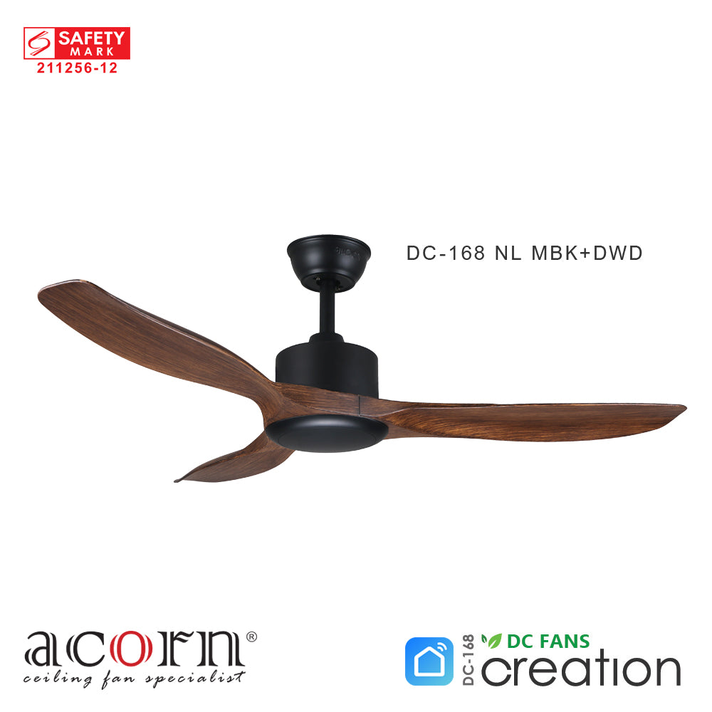 Acorn Creation DC-168 Ceiling Fan (No Light)