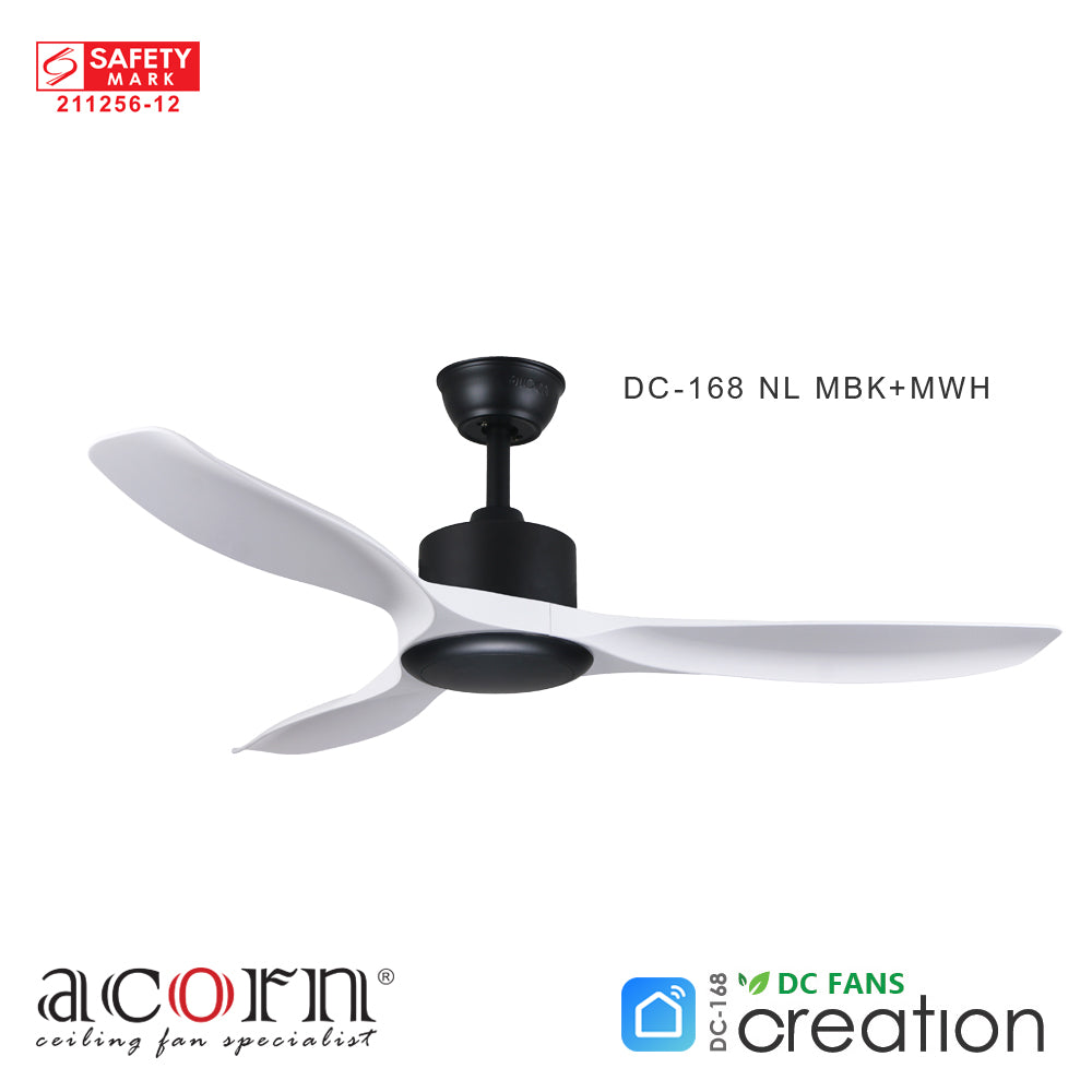 Acorn Creation DC-168 Ceiling Fan (No Light)