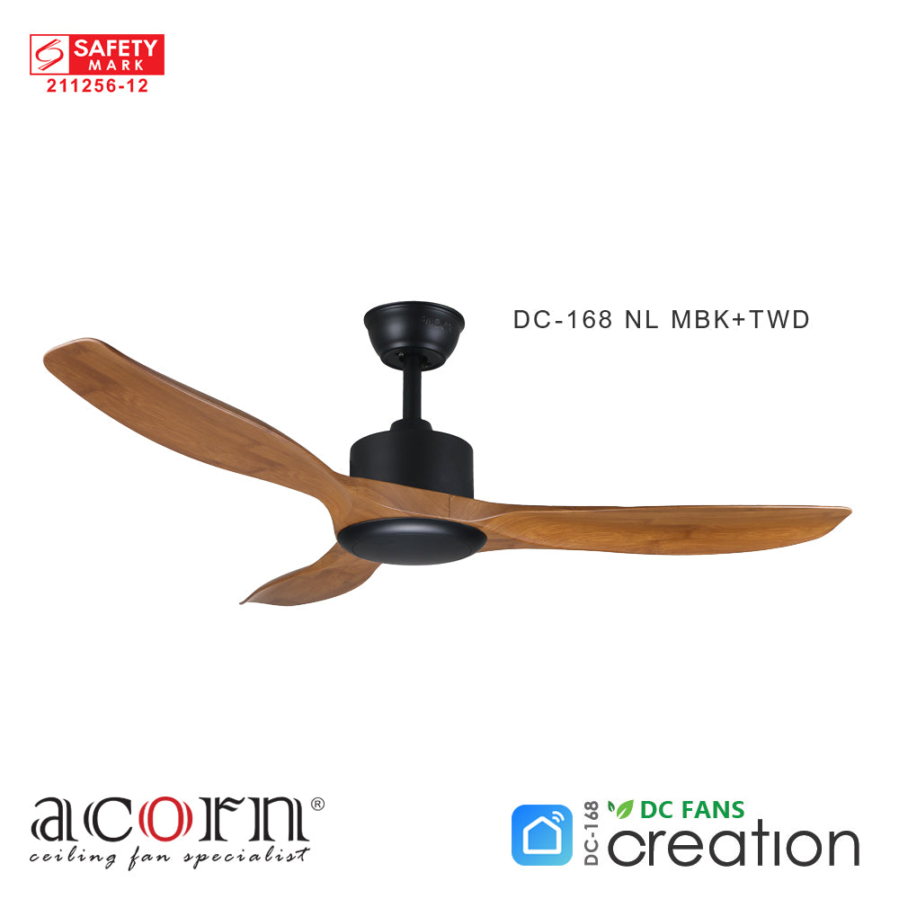 Acorn Creation DC-168 Ceiling Fan (No Light)