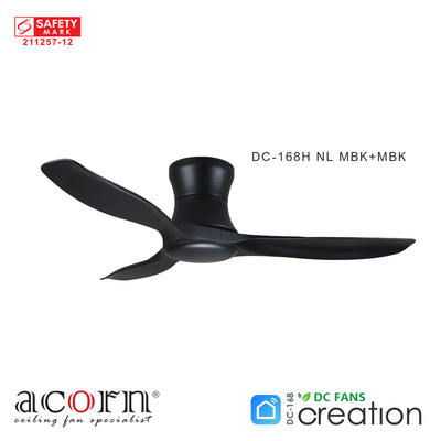 Acorn Creation DC-168H Ceiling Fan (Hugger) No Light