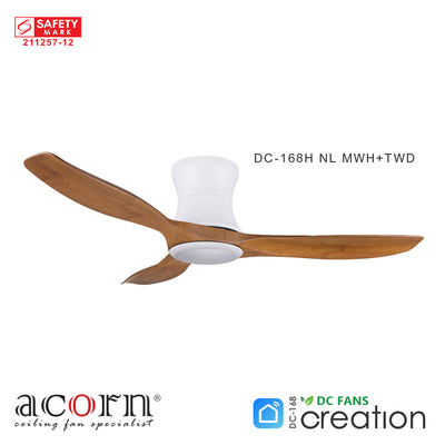 Acorn Creation DC-168H Ceiling Fan (Hugger) No Light