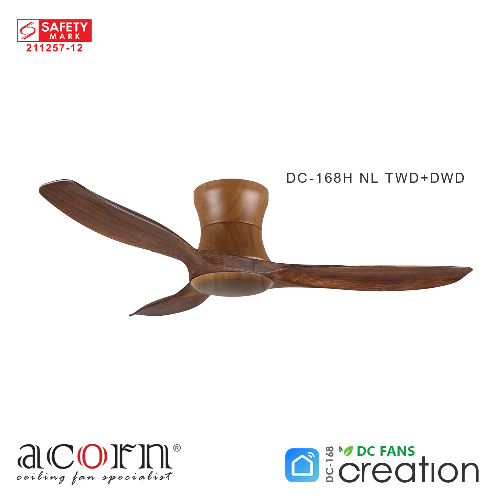 Acorn Creation DC-168H Ceiling Fan (Hugger) No Light
