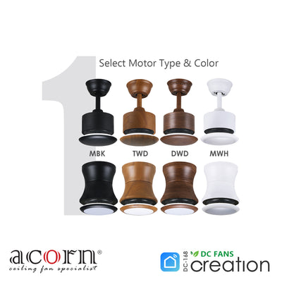 Acorn Creation DC-168H Ceiling Fan (Hugger)