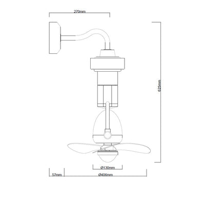 Fanco Zeno 16" Corner Fan