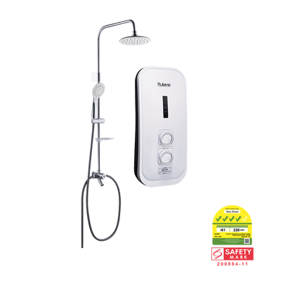 Rubine RWH-3388 DC Pump Instant Heater with Rainshower