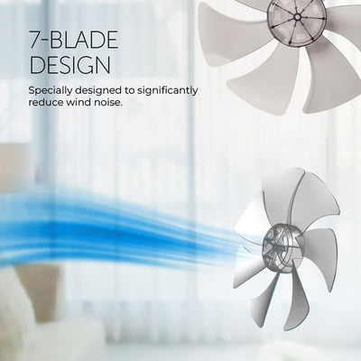 KDK HN35S 14" 7 Blades Stand Fan with Remote Control