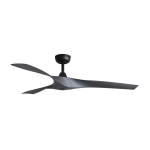 Alpha Axis 3B 56" Ceiling Fan (No Light)