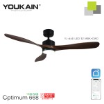 Youkain Optimum 668 46" / 52" Ceiling Fan (Downrod)