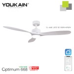 Youkain Optimum 668 46" / 52" Ceiling Fan (Downrod)