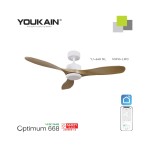 Youkain Optimum 668 46" / 52" Ceiling Fan (Downrod)