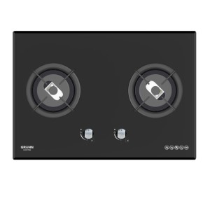 Grunn GH227BG 2-Burner 70cm Glass Hob