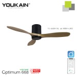 Youkain Optimum 668H 46" / 52" Ceiling Fan (Hugger)