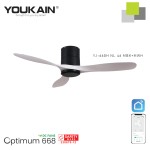 Youkain Optimum 668H 46" / 52" Ceiling Fan (Hugger)