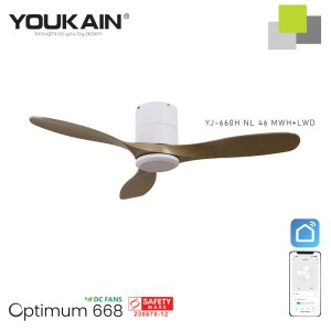 Youkain Optimum 668H 46" / 52" Ceiling Fan (Hugger)