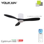 Youkain Optimum 668H 46" / 52" Ceiling Fan (Hugger)